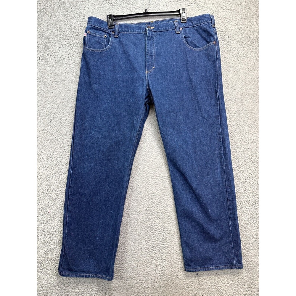 All American Clothing Co. Jeans Mens 46X30 Blue‎ Classic Straight Denim USA Made